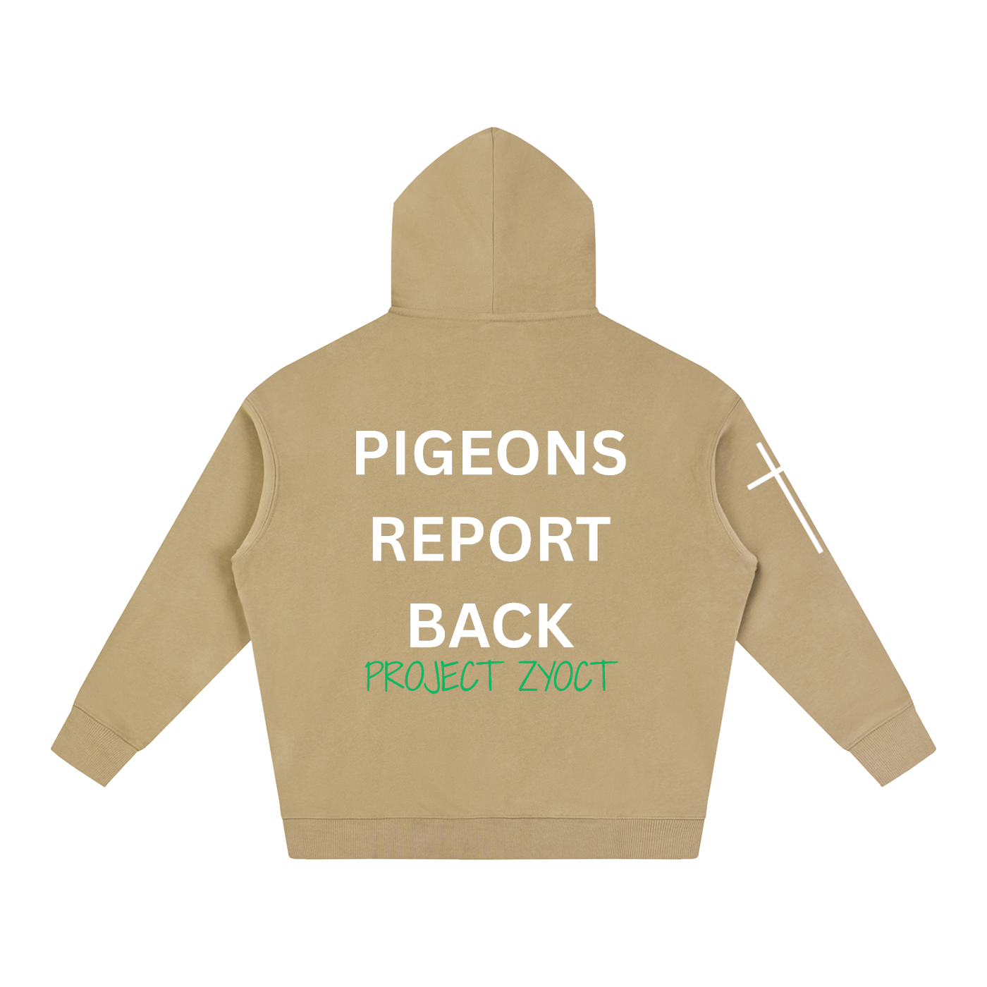"Pigeons Report Back" Oversize Hoodie