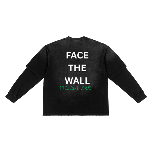 "Face the Wall" Sunfade Two-Piece Shirt