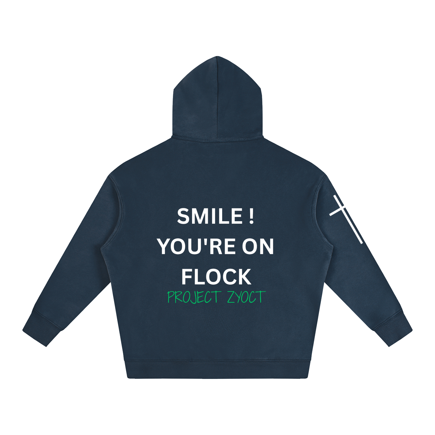"Smile You're On Flock" Oversize Hoodie