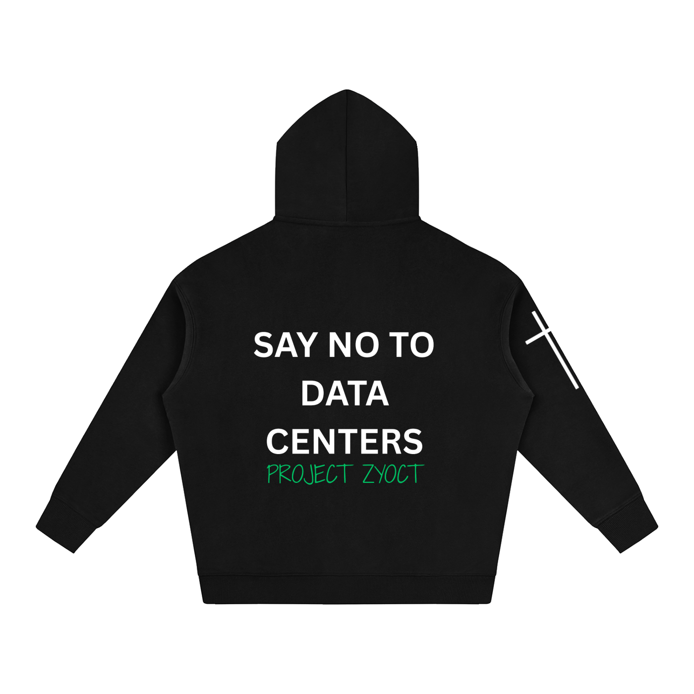 "Say No to Data Centers" Oversize Hoodie