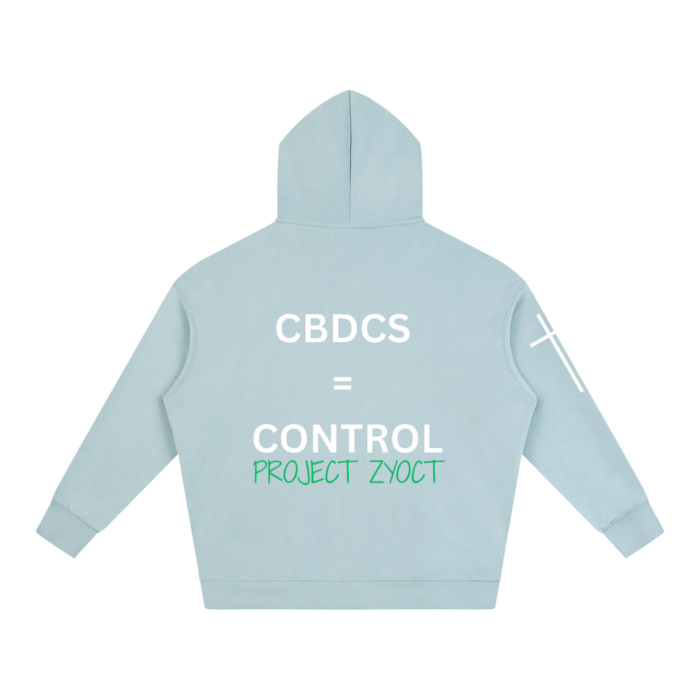 "CBDCs = Control" Oversize Hoodie