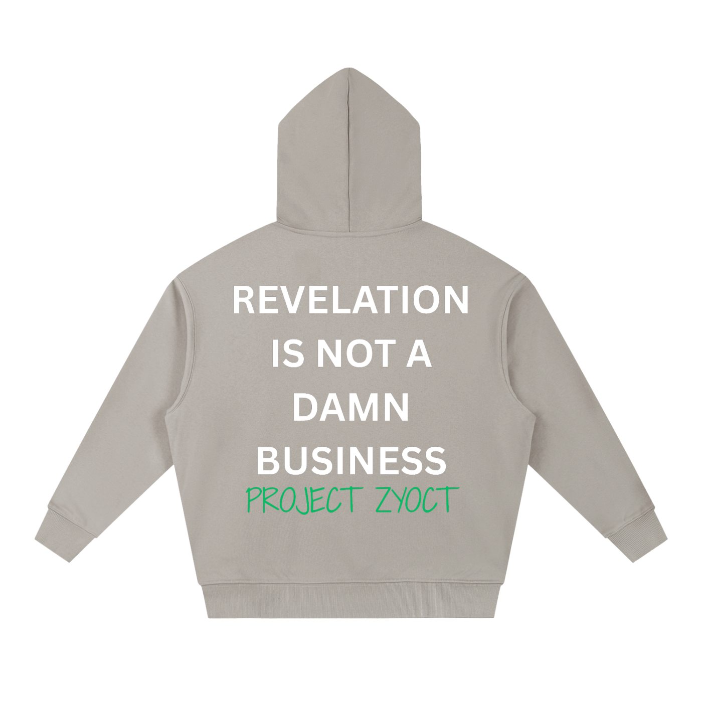 "Revelation is Not a Damn Business" Heavyweight Hoodie