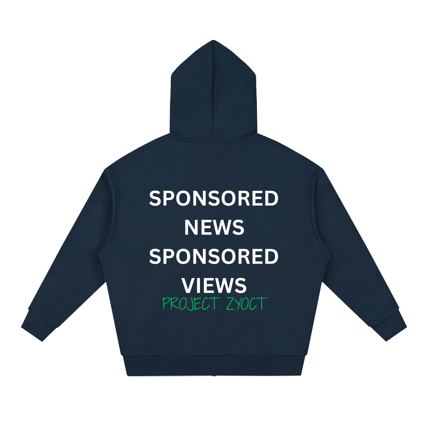 "Sponsored News Sponsored Views" Full Zip Hoodie