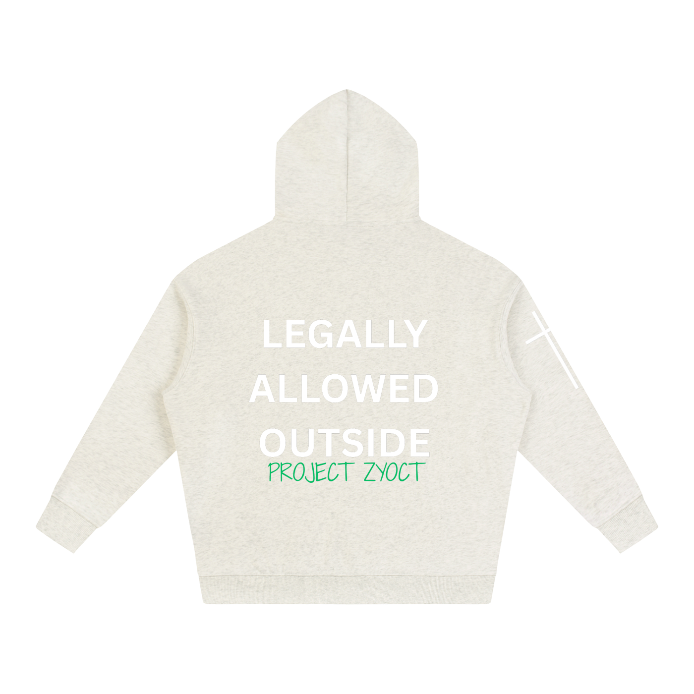 "Legally Allowed Outside" Oversize Hoodie