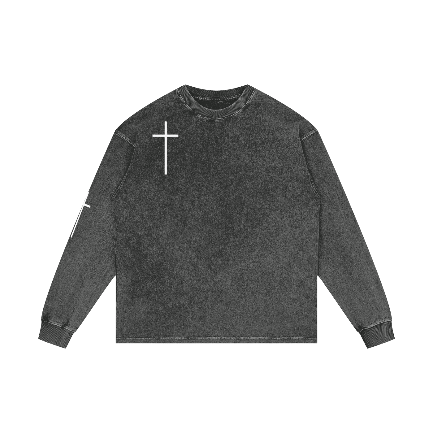 "Birds Aren't Real" Acid Wash Long Sleeve
