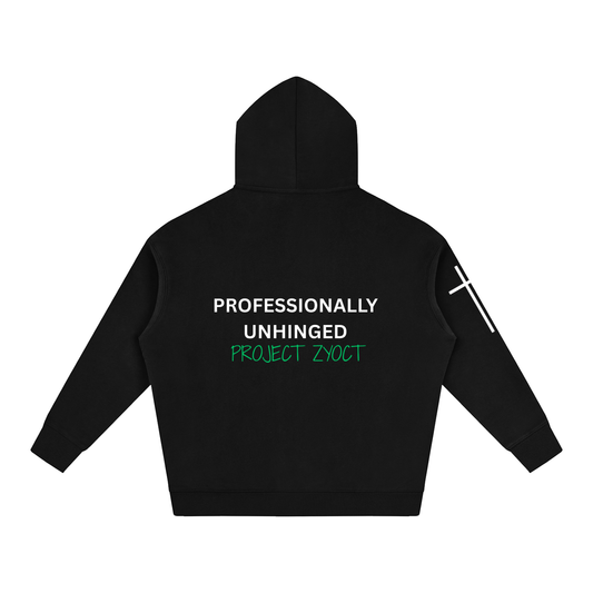 "Professionally Unhinged" Oversize Hoodie