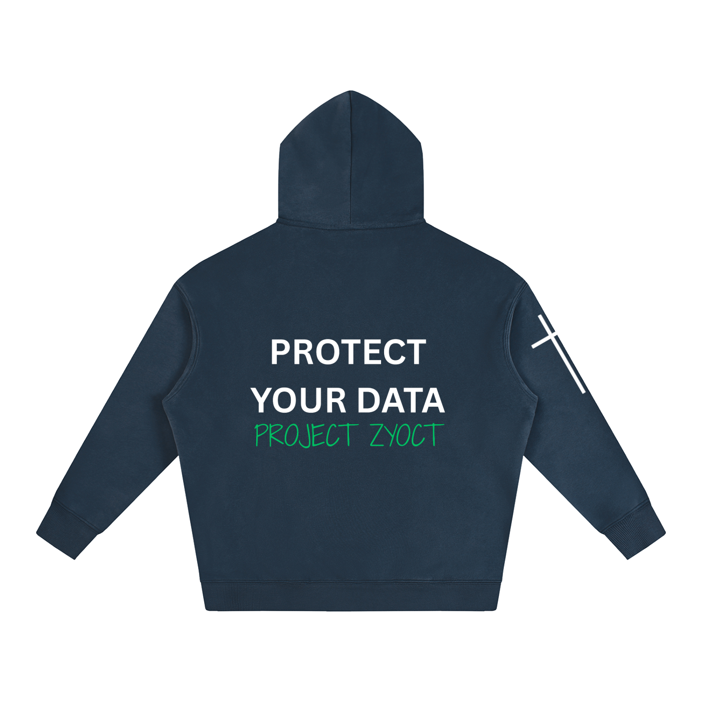"Protect Your Data" Oversize Hoodie
