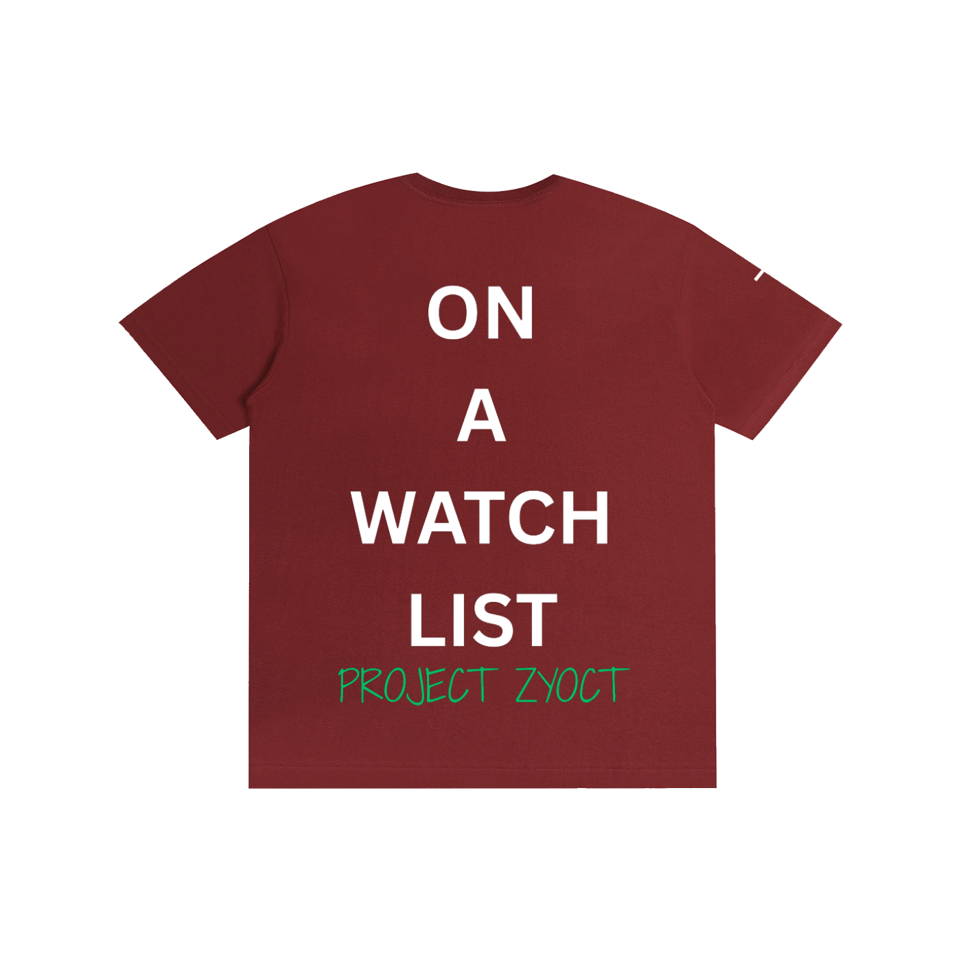 "On a watch list" Cotton T-Shirt