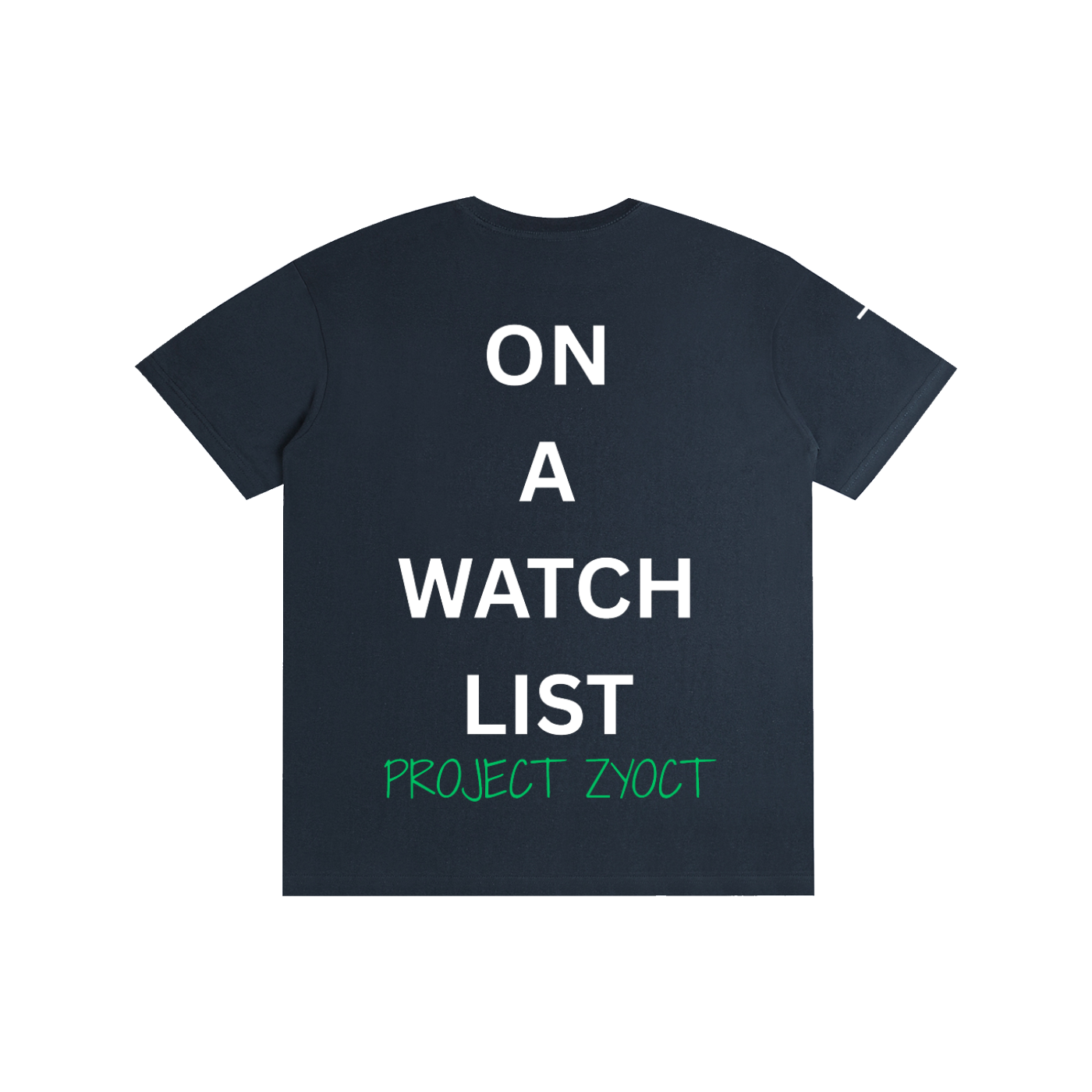 "On a watch list" Cotton T-Shirt