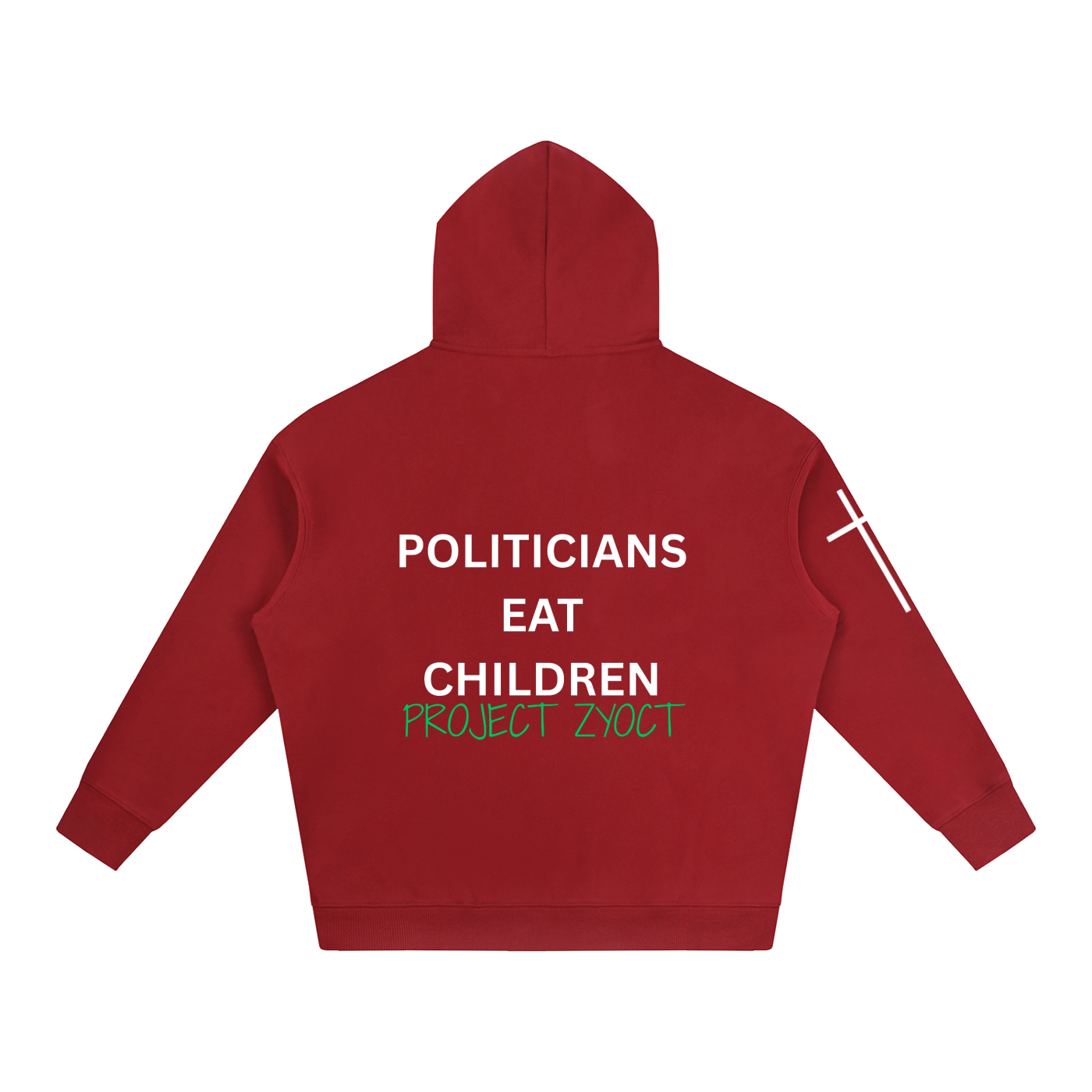 "Politicians Eat Children" Oversize Hoodie
