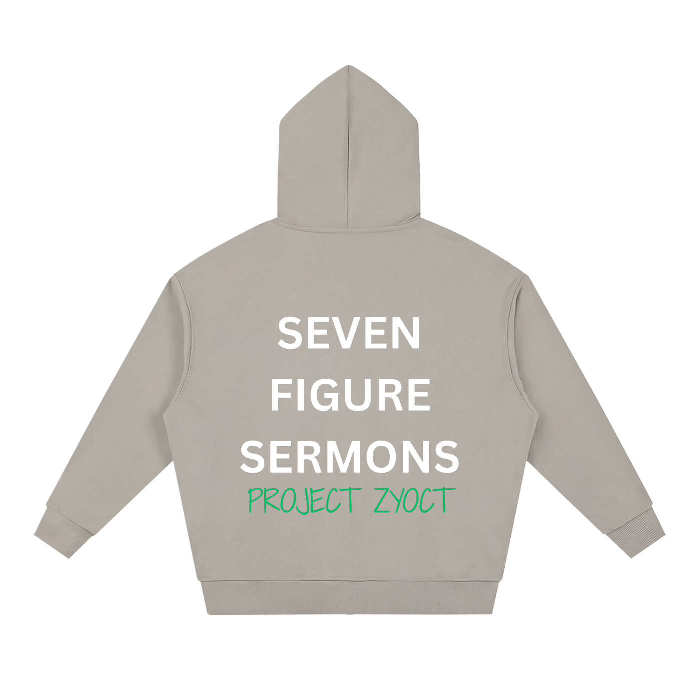 "Seven Figure Sermons" Full Zip Hoodie