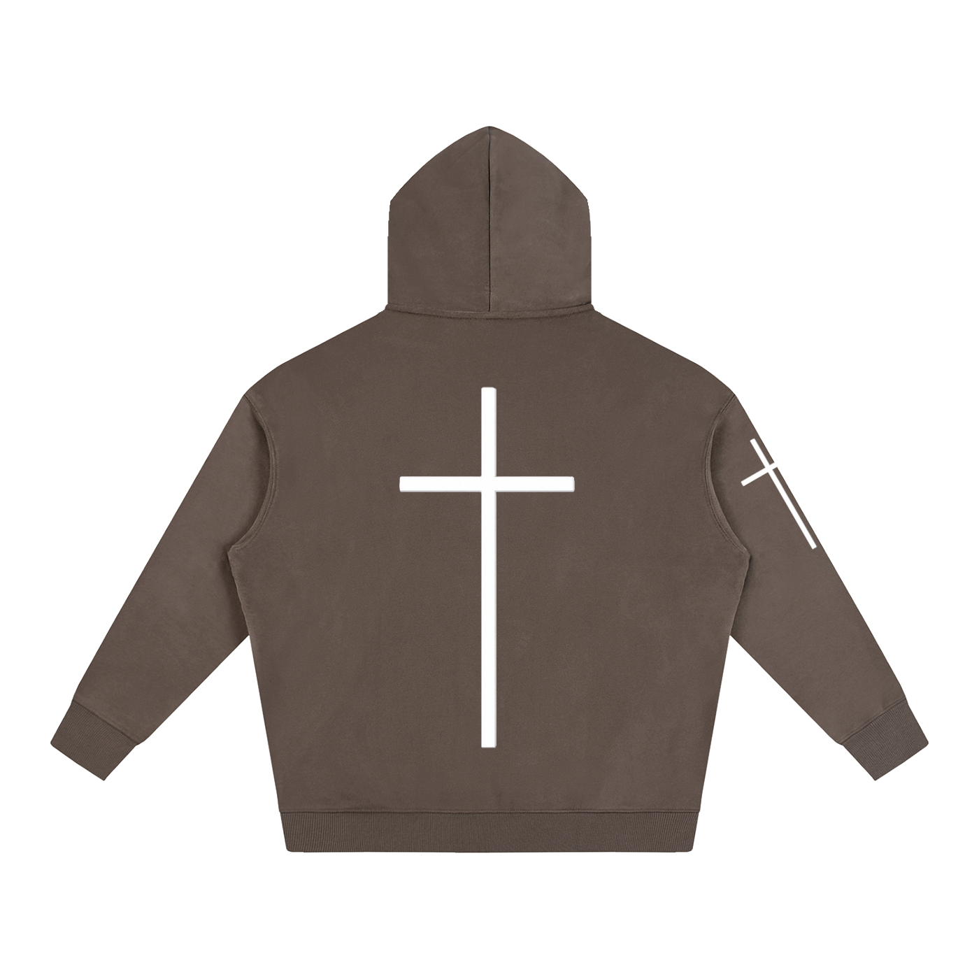 Simple Cross Oversize Hoodie