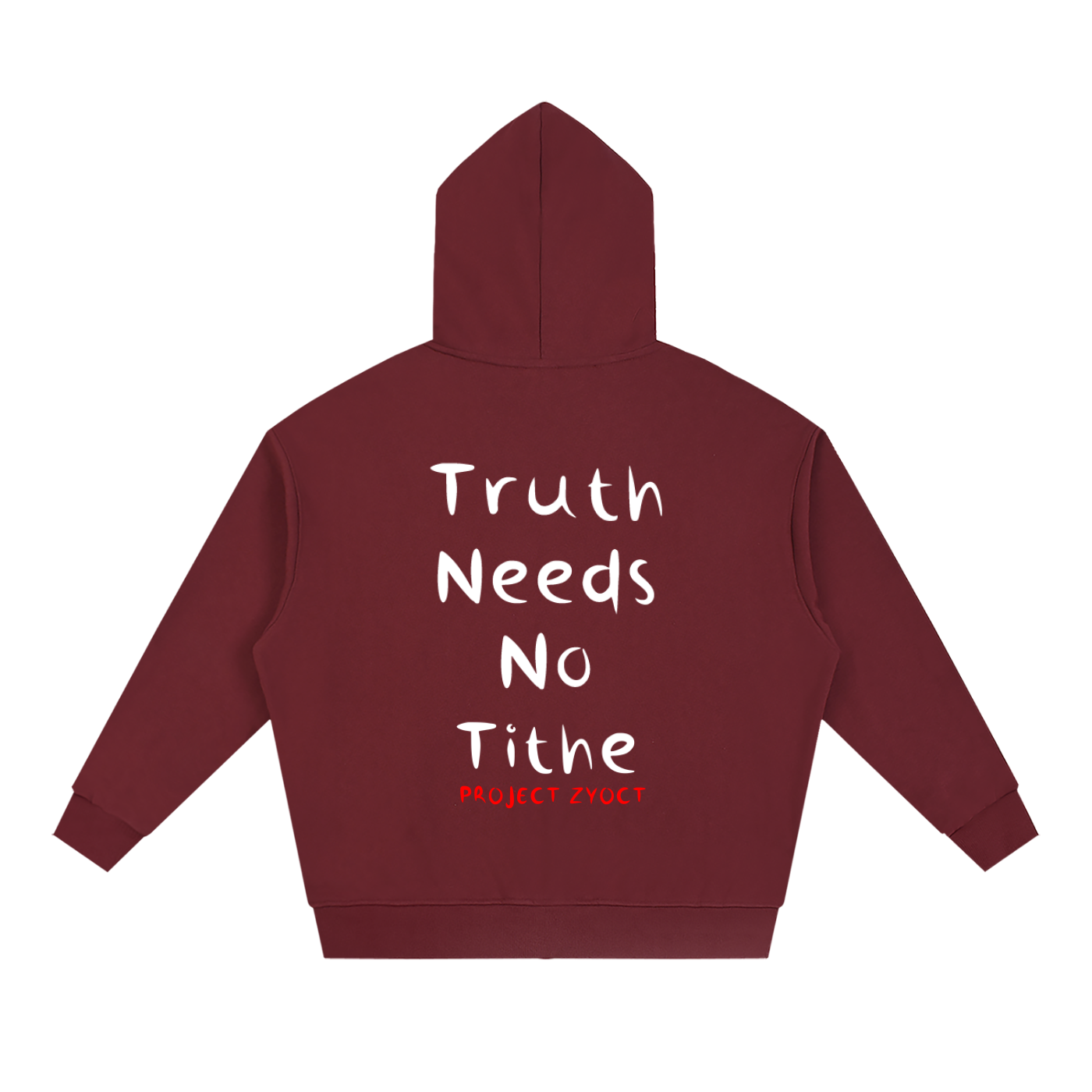 "Truth Needs No Tithe" Full Zip Hoodie