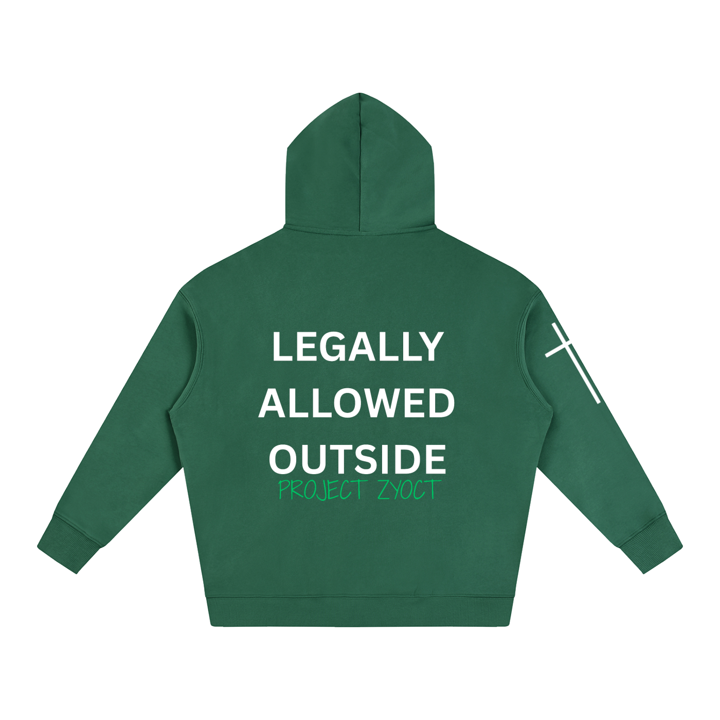 "Legally Allowed Outside" Oversize Hoodie