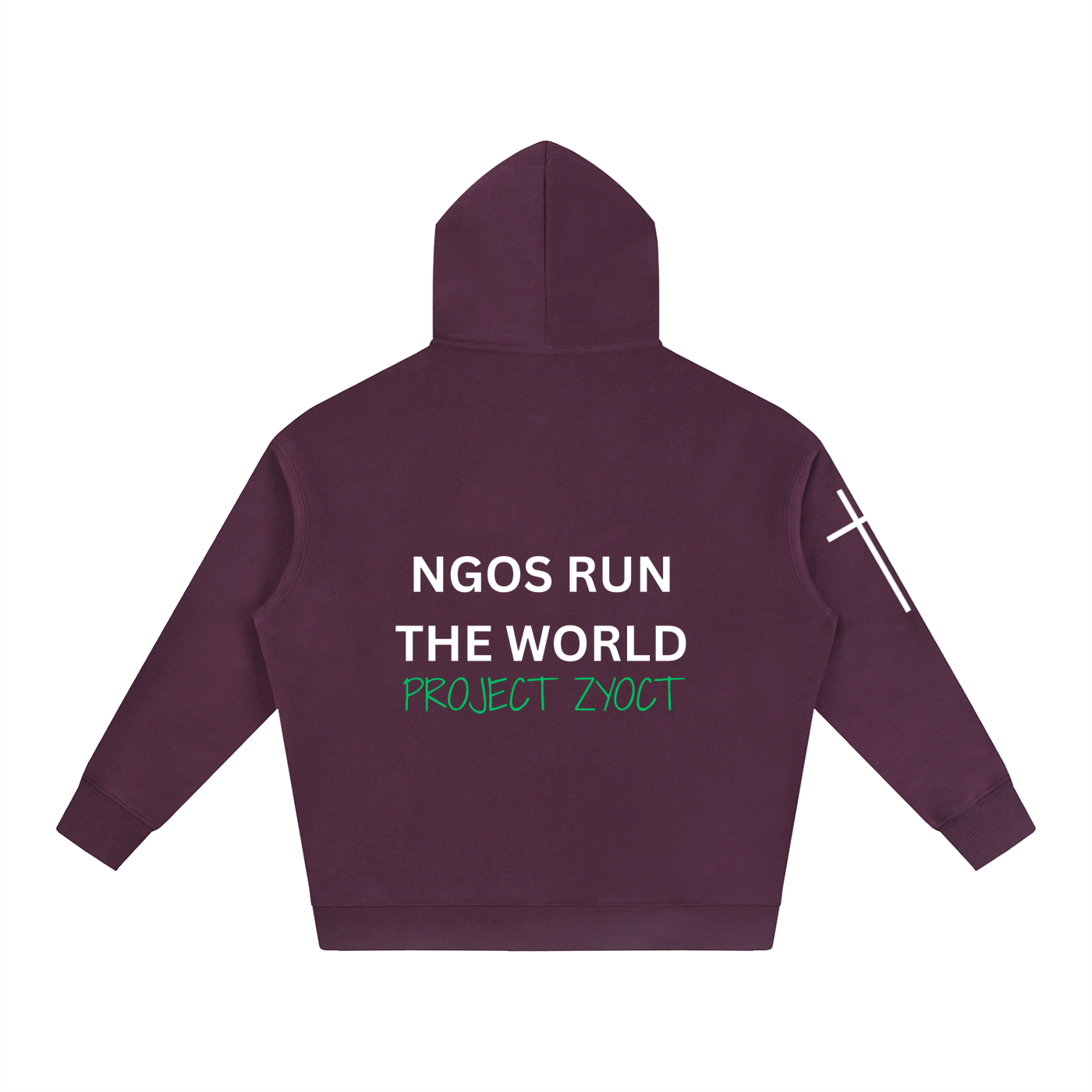 "NGOs Run the World" Oversize Hoodie