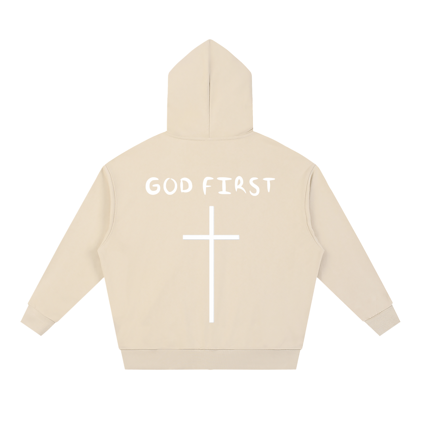 "GOD FIRST" Full Zip Hoodie