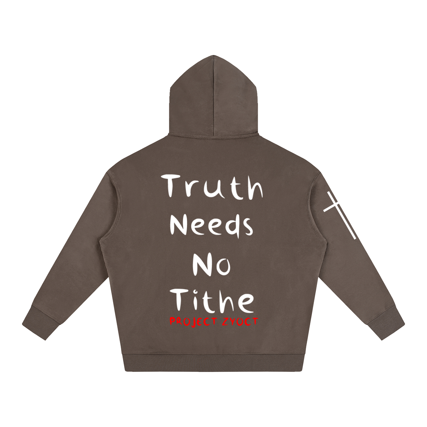 "Truth Needs No Tithe" Oversize Hoodie