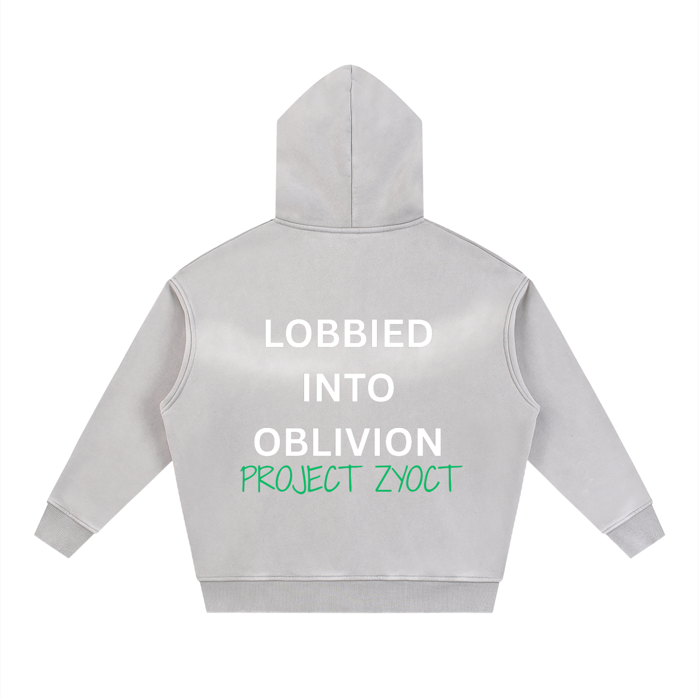 "Lobbied Into Oblivion" faded Zipper Hoodie