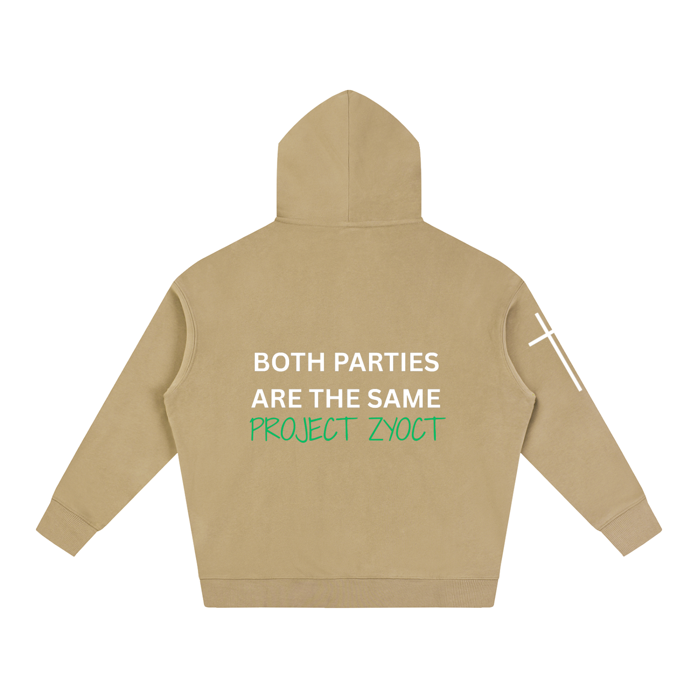 "Both Parties Are the Same" Oversize Hoodie