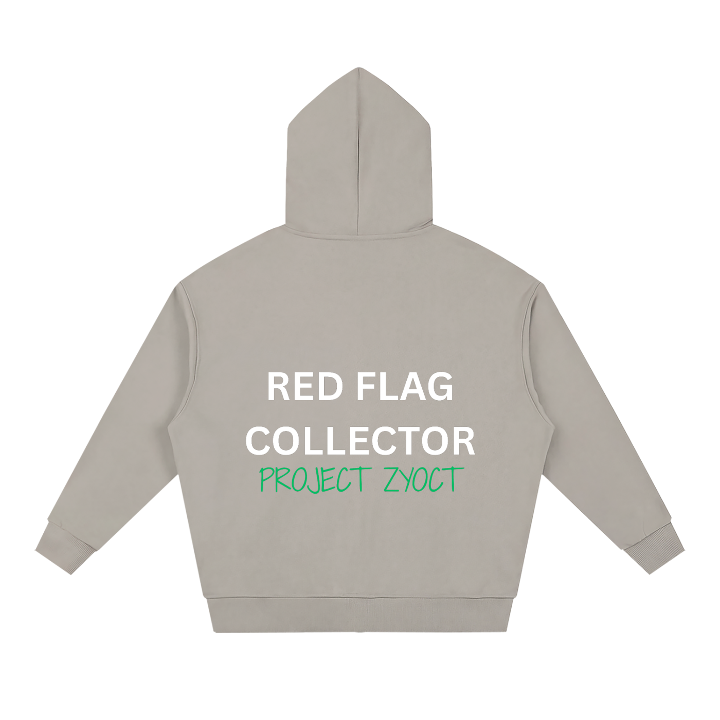 "Red Flag Collector" Full Zip Hoodie