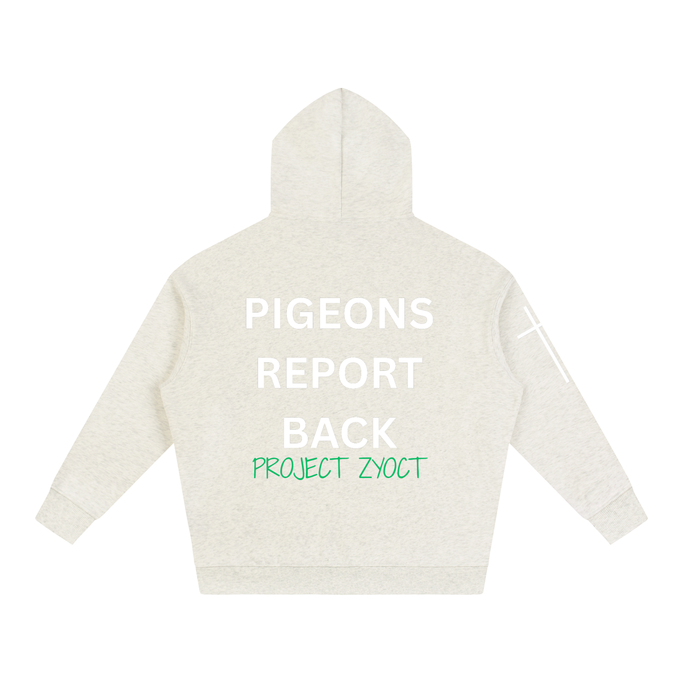 "Pigeons Report Back" Oversize Hoodie