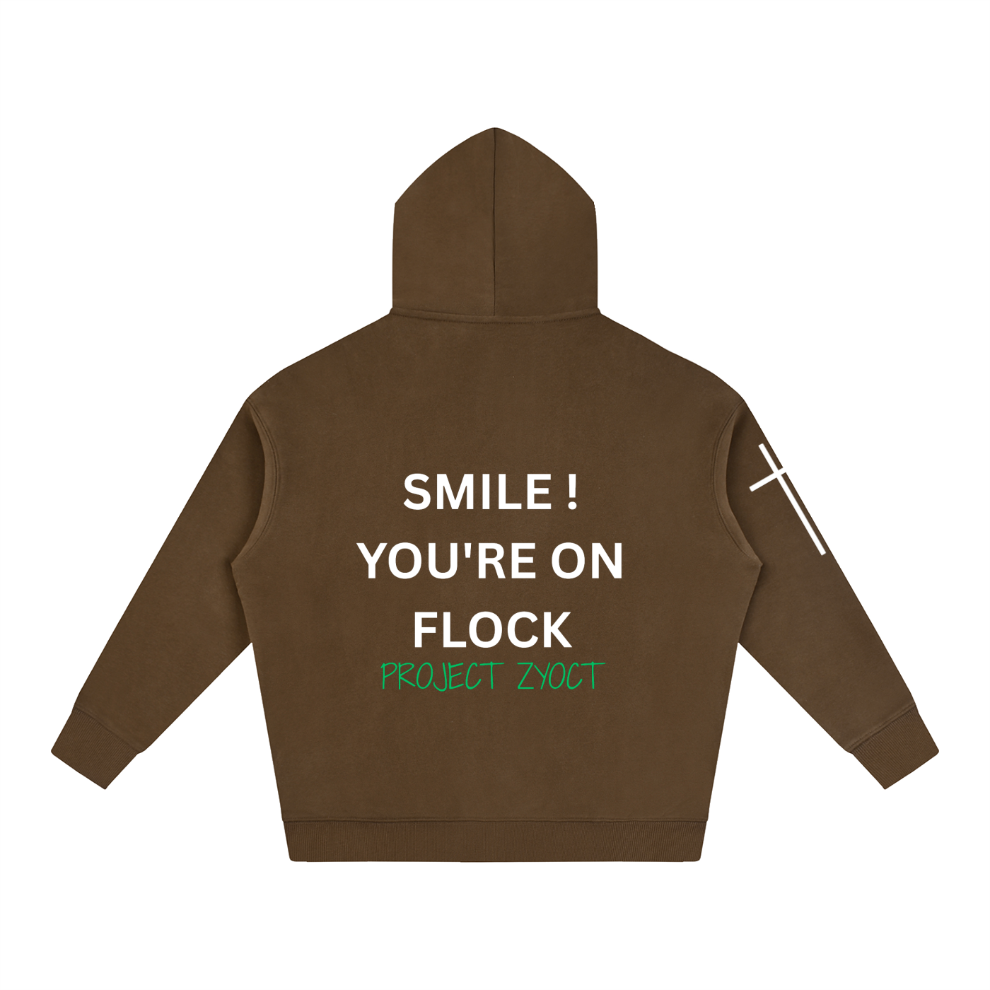 "Smile You're On Flock" Oversize Hoodie