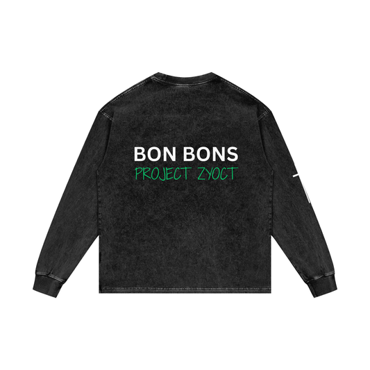 "Bon Bons" Acid Wash Long Sleeve