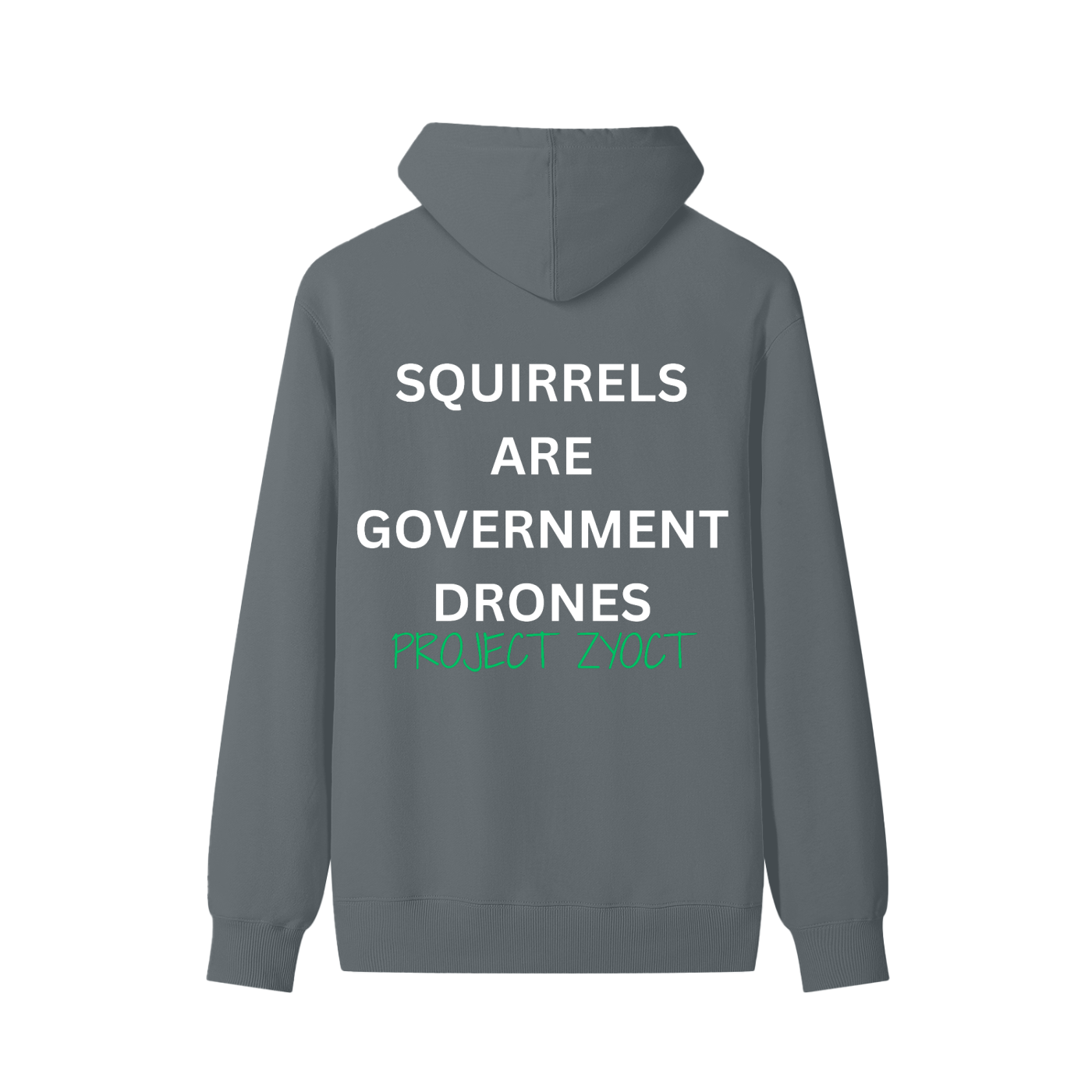 "Squirrels Are Government Drones" Classic Cotton Hoodie