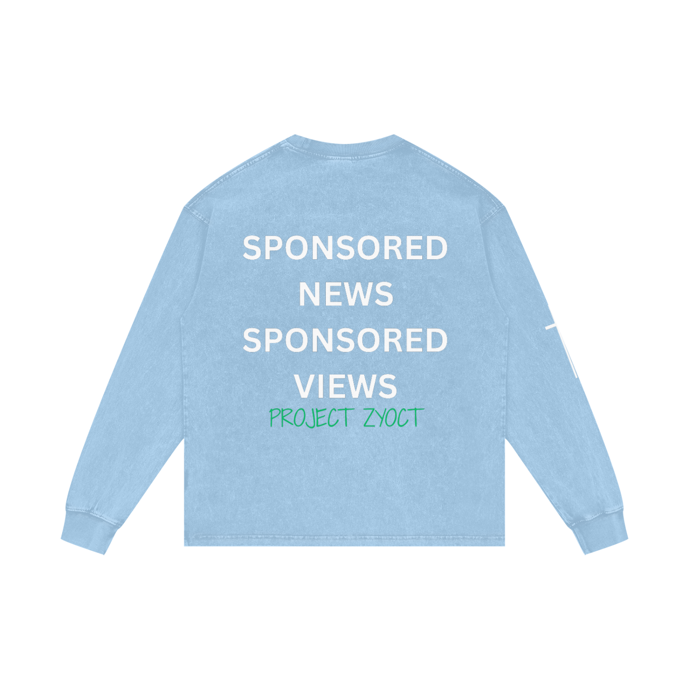 "Sponsored News Sponsored Views" Acid Wash Long Sleeve