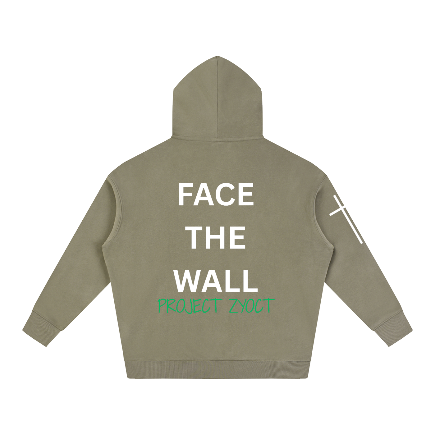 "Face the Wall" Oversize Hoodie