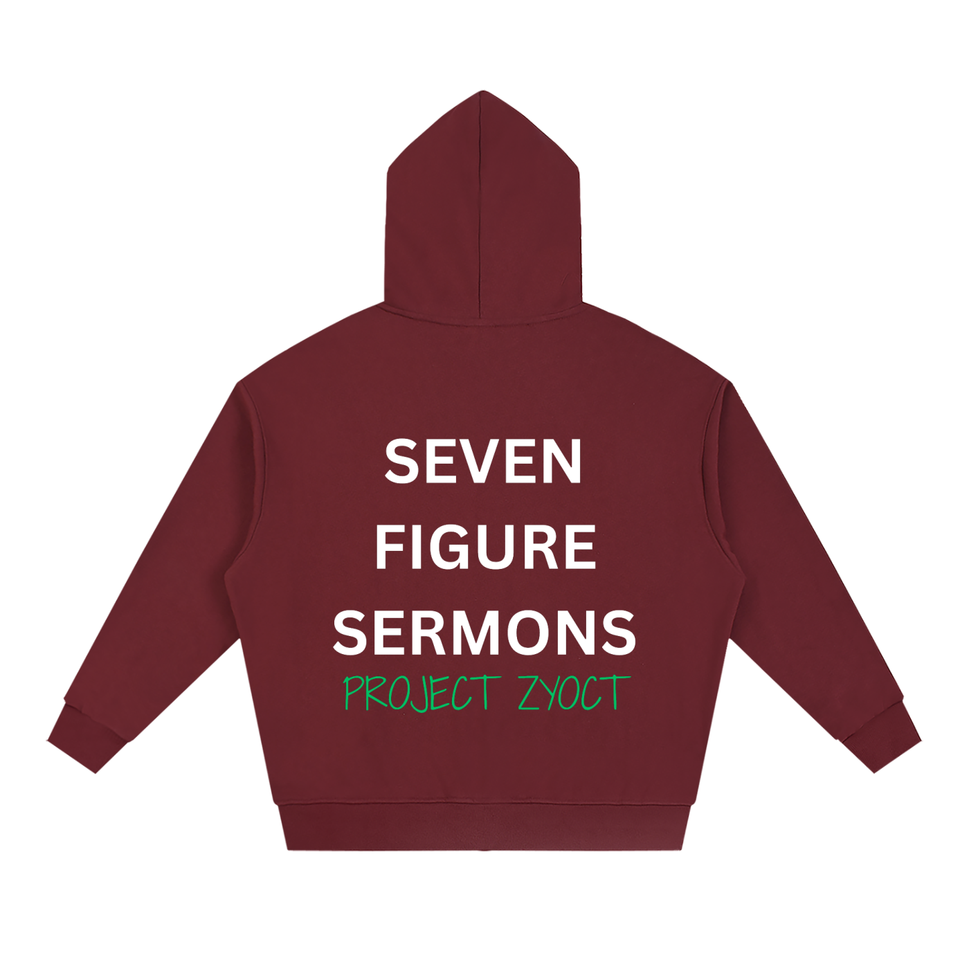 "Seven Figure Sermons" Full Zip Hoodie