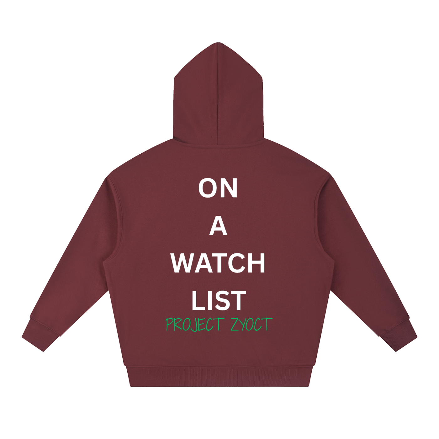 "On a watch list" Heavyweight Hoodie