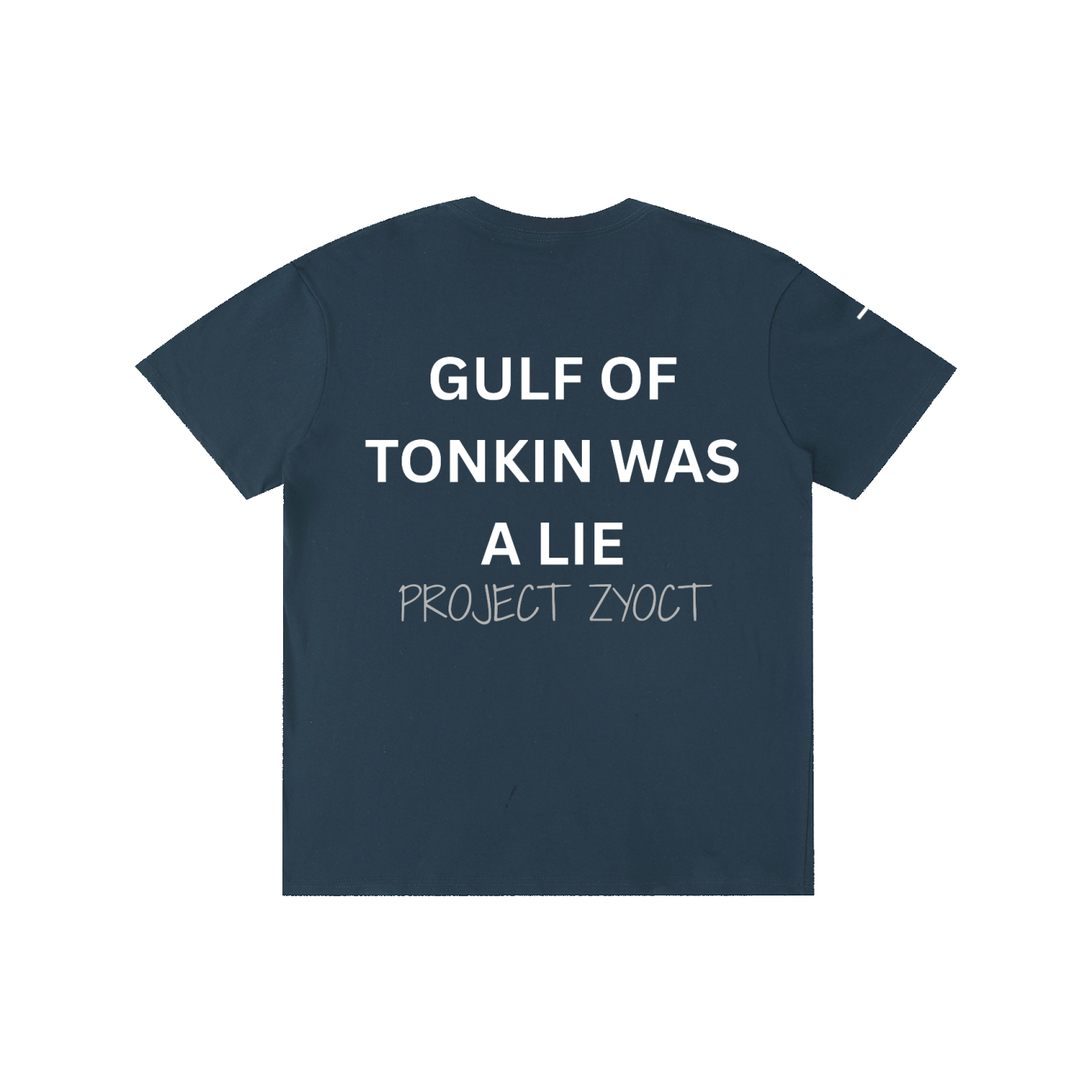 "Gulf of Tonkin Was a Lie" Cotton T-Shirt