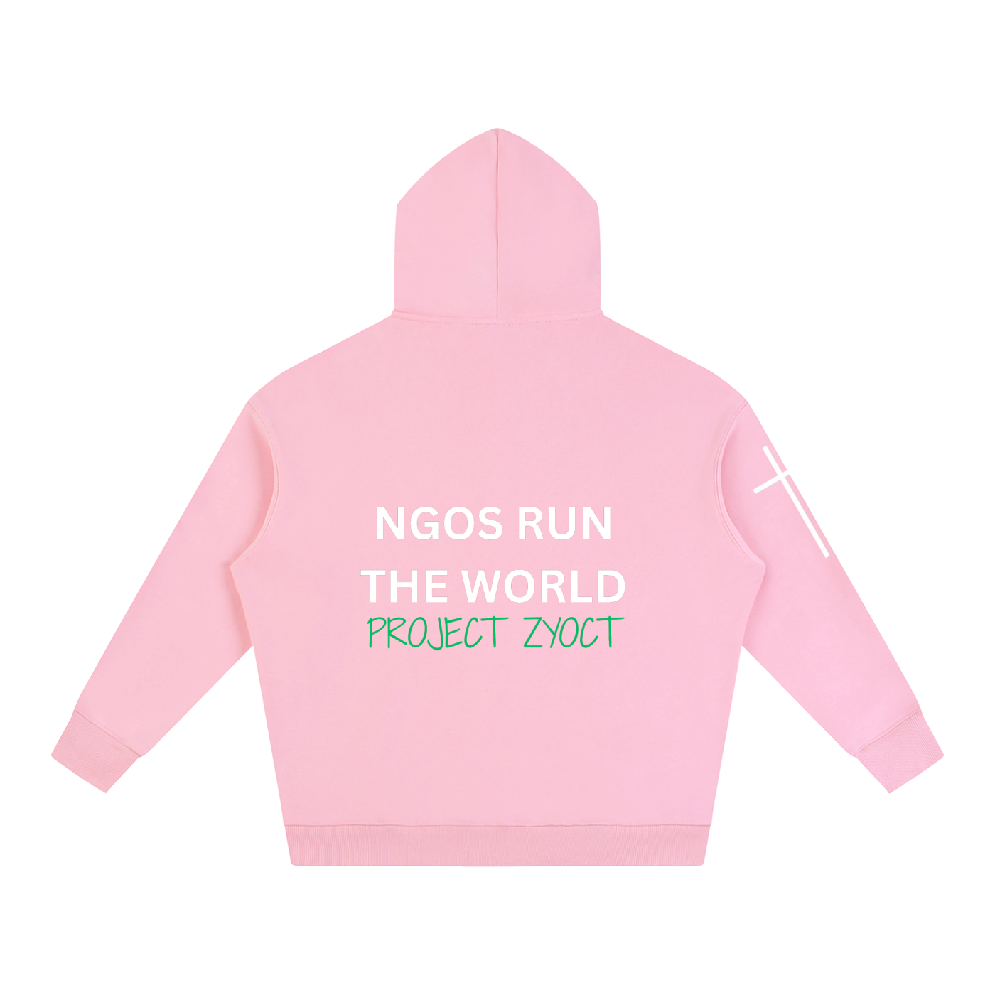 "NGOs Run the World" Oversize Hoodie