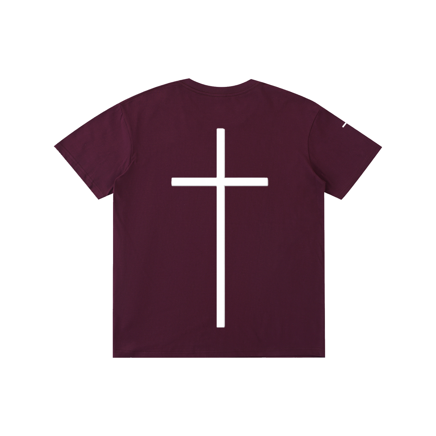 Simple Cross Cotton T-Shirt
