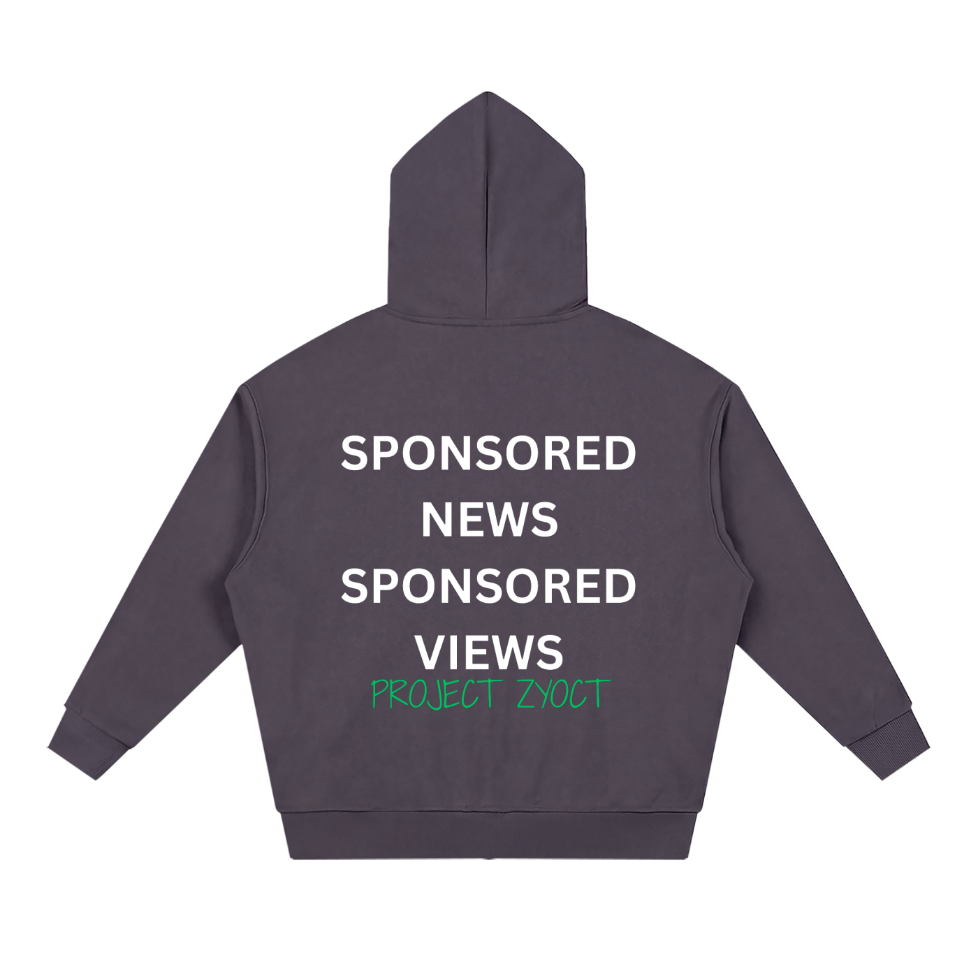"Sponsored News Sponsored Views" Full Zip Hoodie