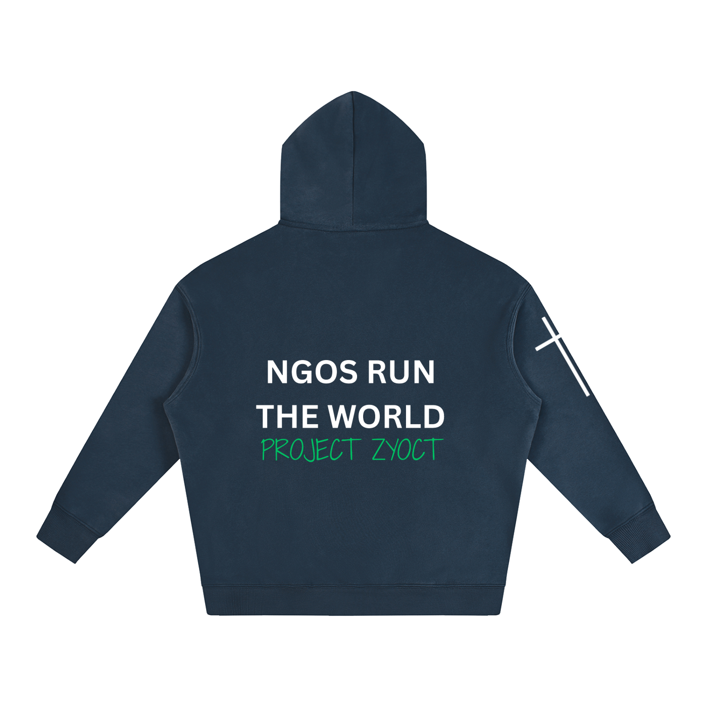 "NGOs Run the World" Oversize Hoodie