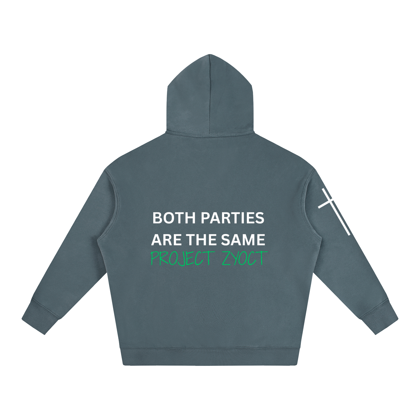 "Both Parties Are the Same" Oversize Hoodie