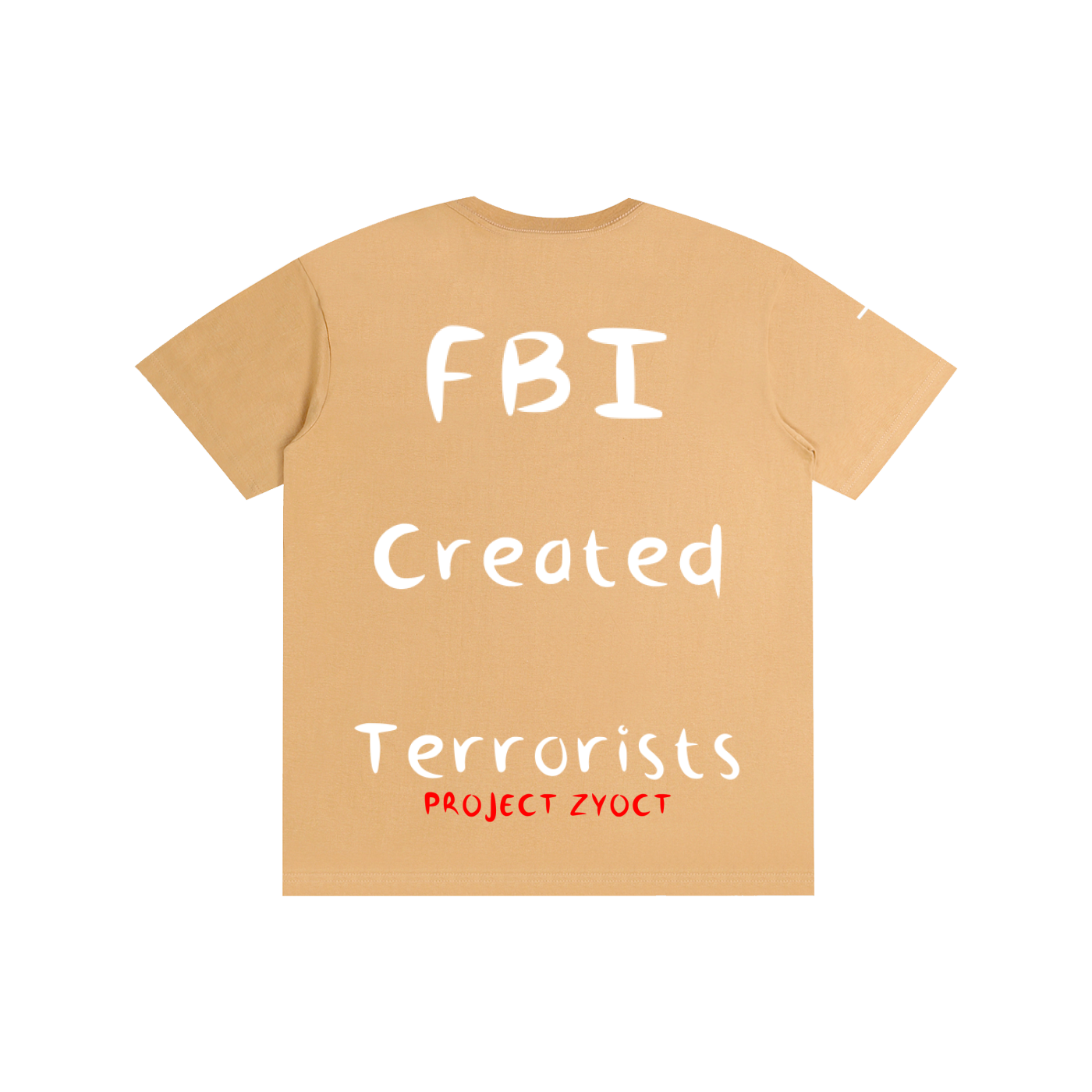 "FBI Created Terrorists" Cotton T-Shirt