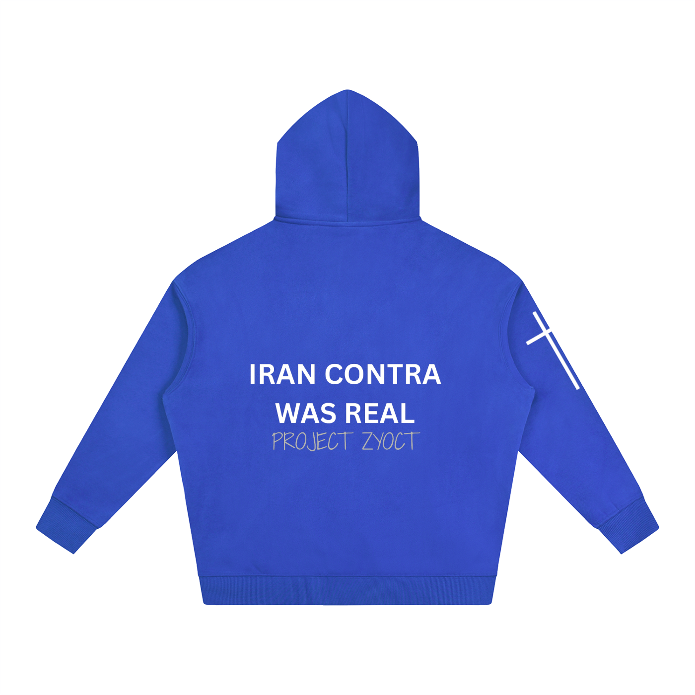 "Iran Contra Was Real" Oversize Hoodie