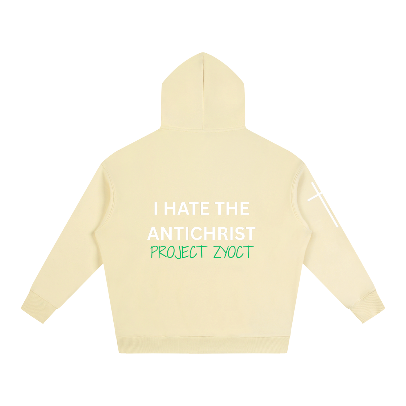 "I Hate the Antichrist" Oversize Hoodie