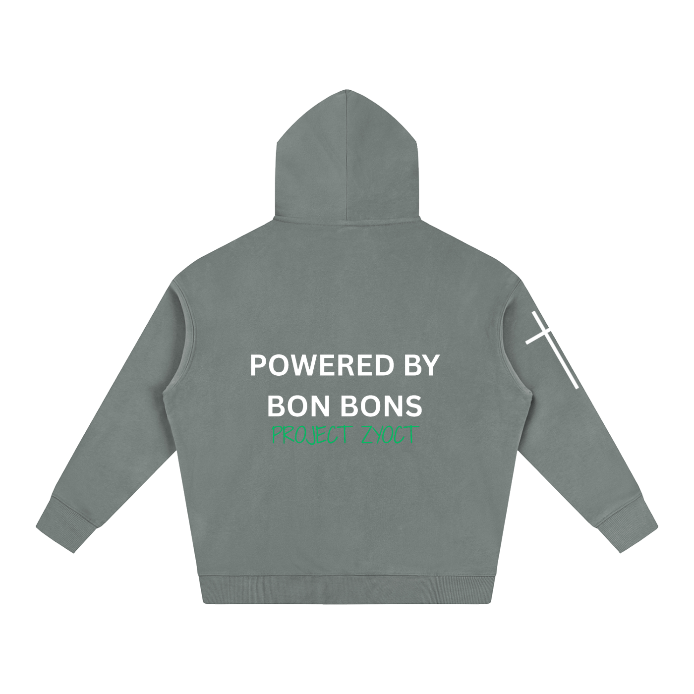 "Powered by Bon Bons" Oversize Hoodie