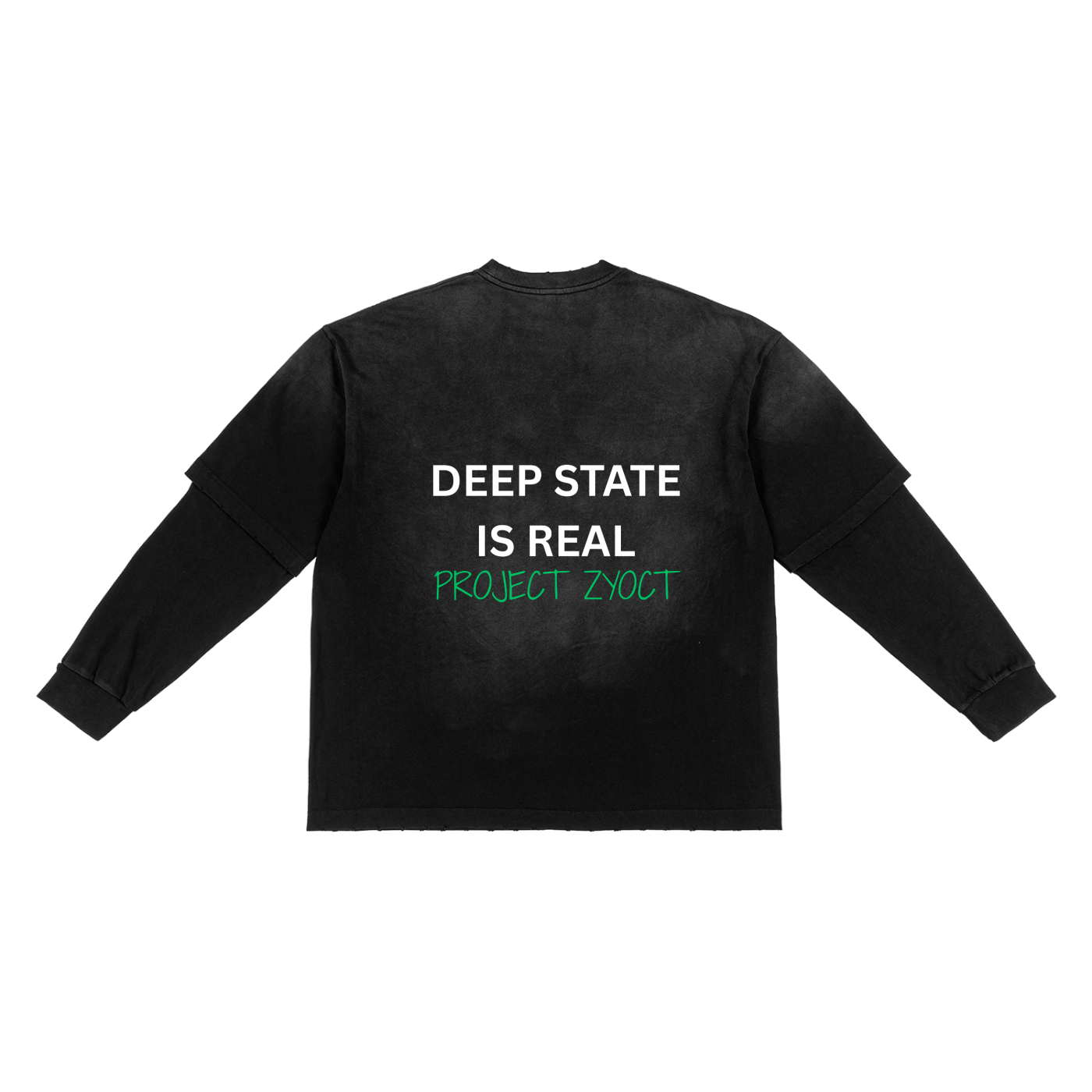 "Deep State is Real" Sunfade Two-Piece Shirt