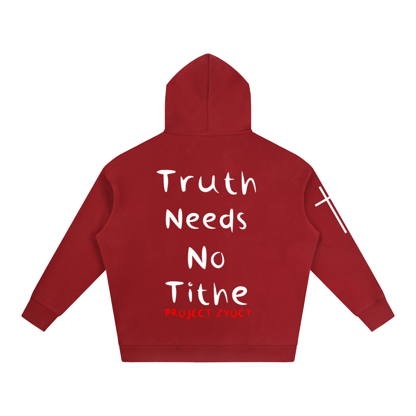 "Truth Needs No Tithe" Oversize Hoodie