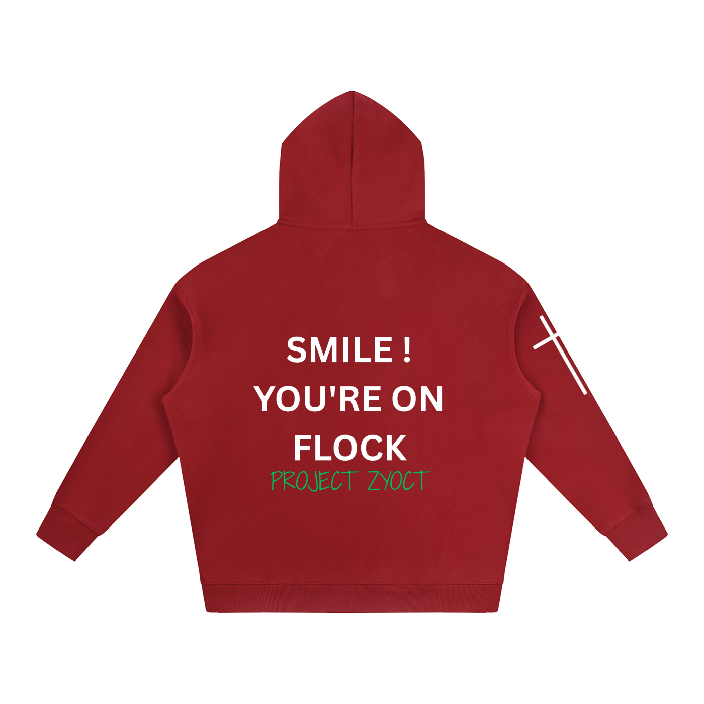 "Smile You're On Flock" Oversize Hoodie