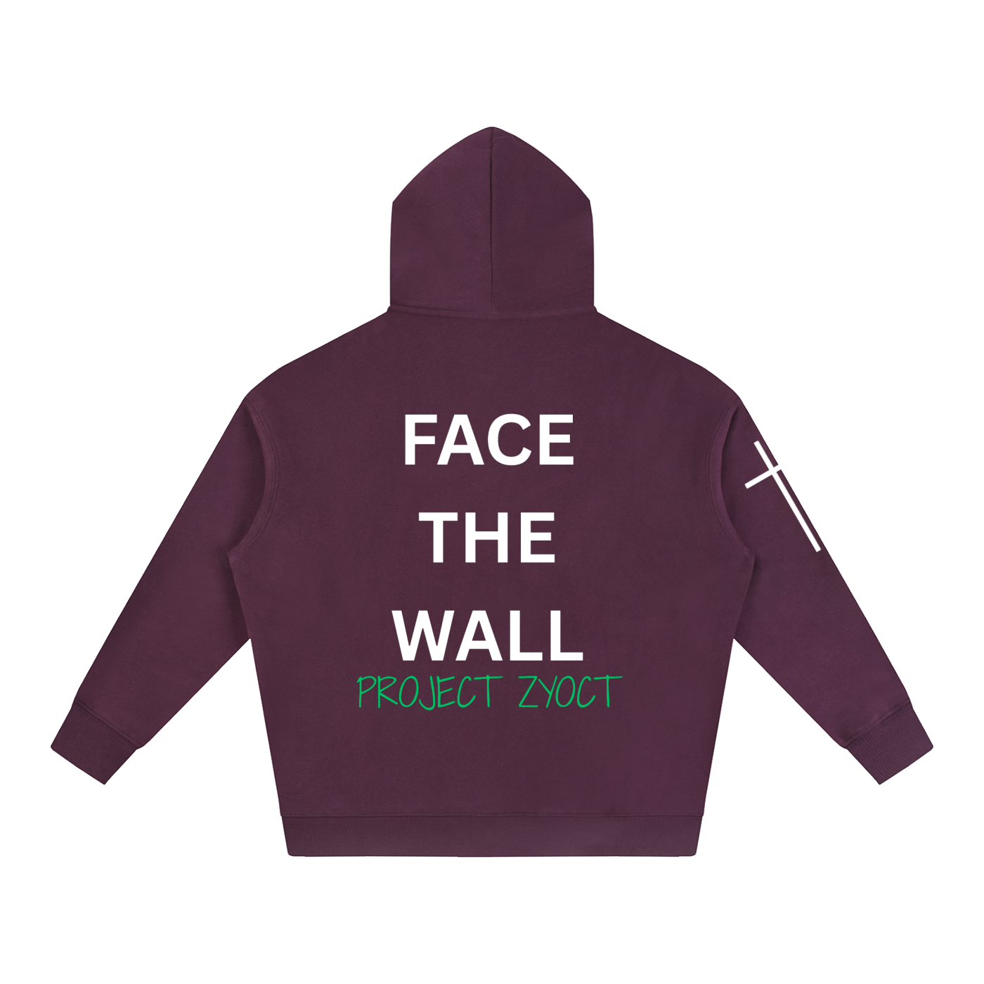 "Face the Wall" Oversize Hoodie