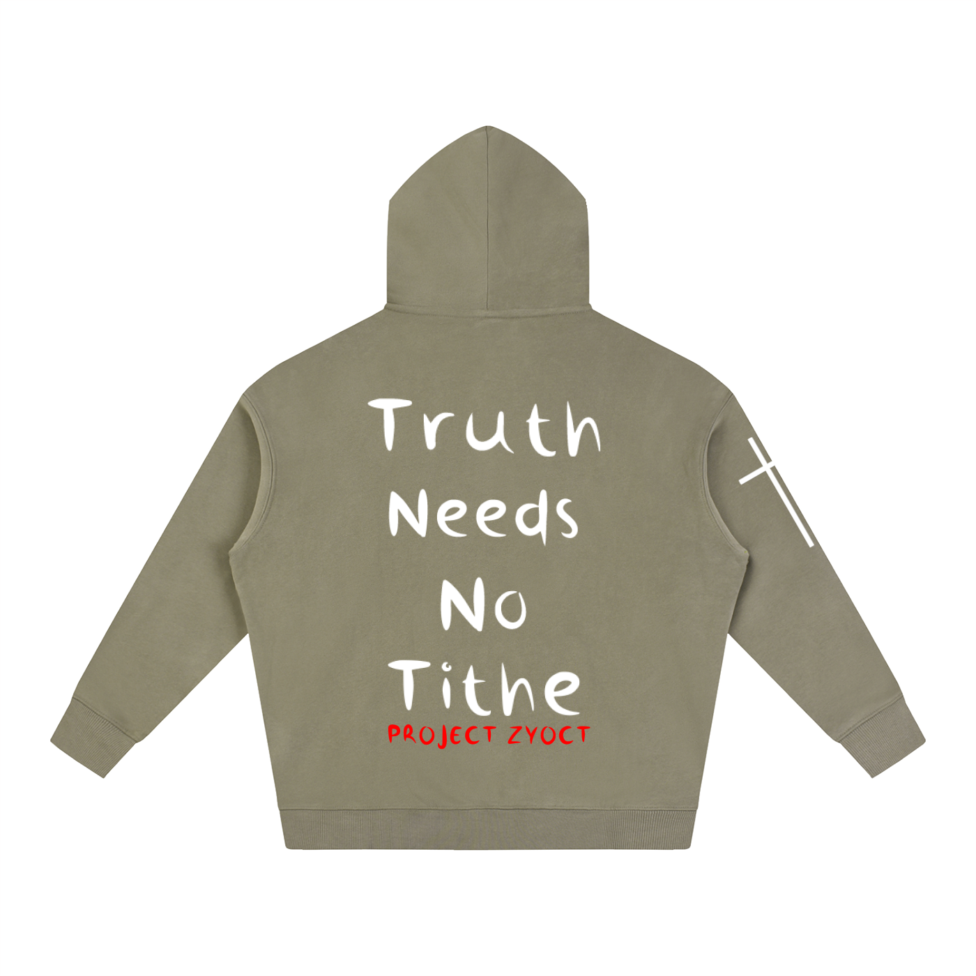 "Truth Needs No Tithe" Oversize Hoodie