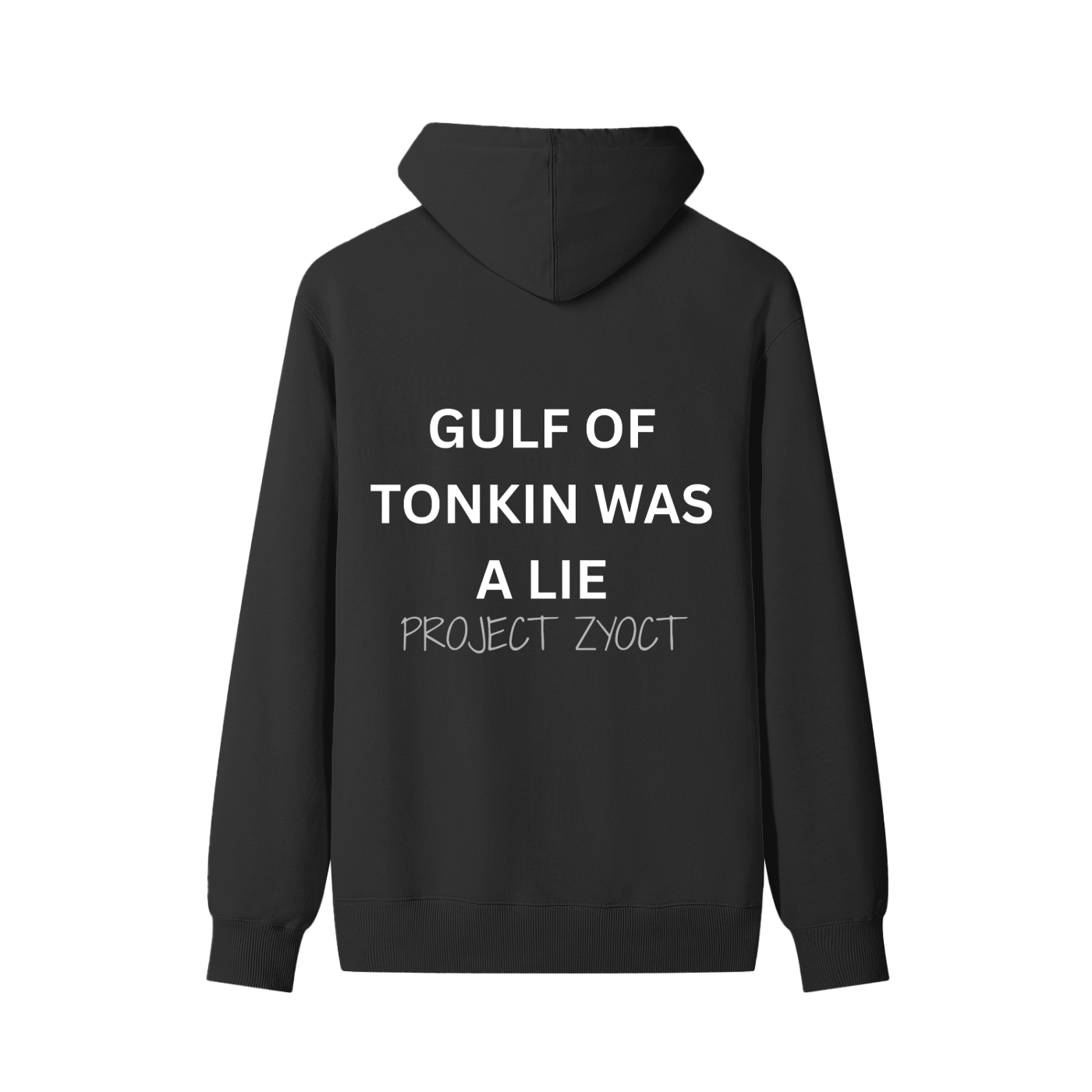 "Gulf of Tonkin Was a Lie" Classic Cotton Hoodie