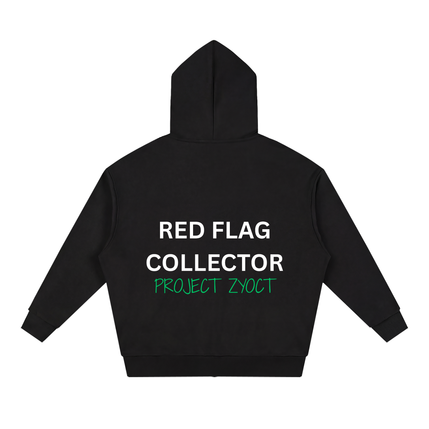 "Red Flag Collector" Full Zip Hoodie