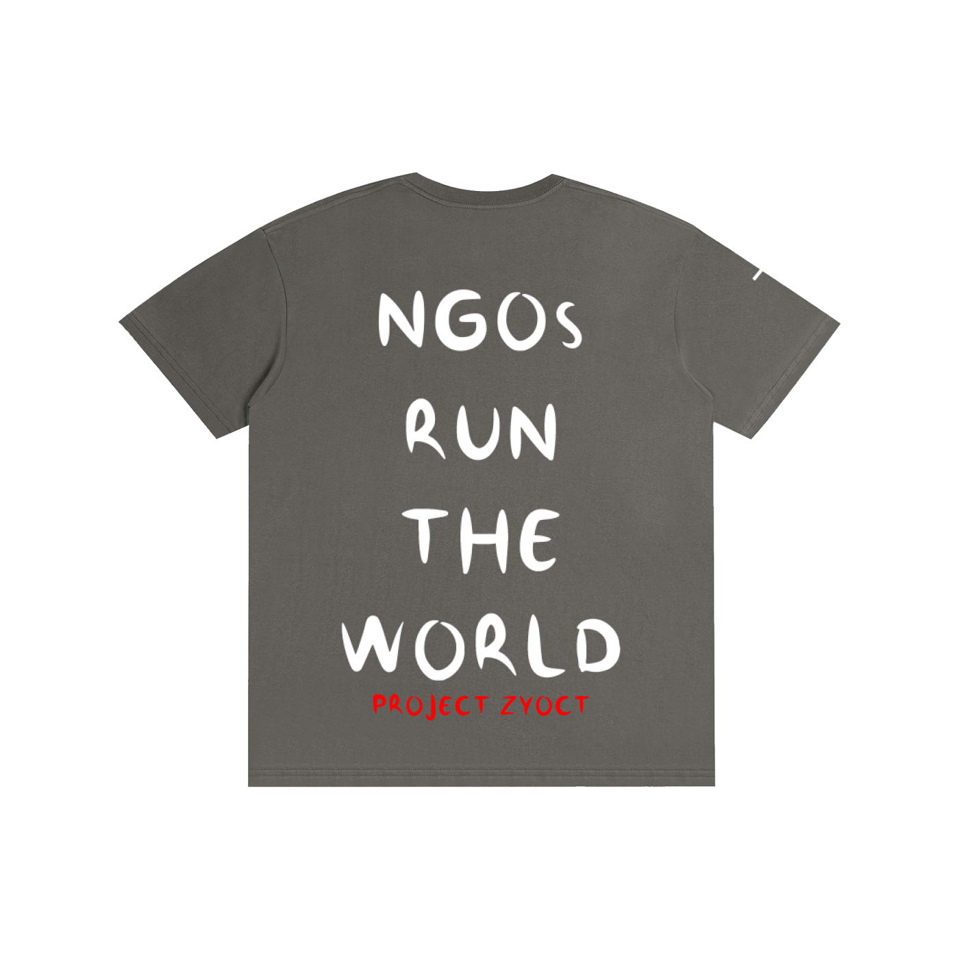 "NGOs Run the World" Cotton T-Shirt